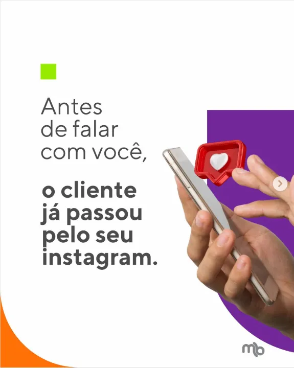 Post da MB: Antes de falar com você, o cliente já passou pelo seu Instagram
